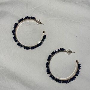 NWOT - black hoops